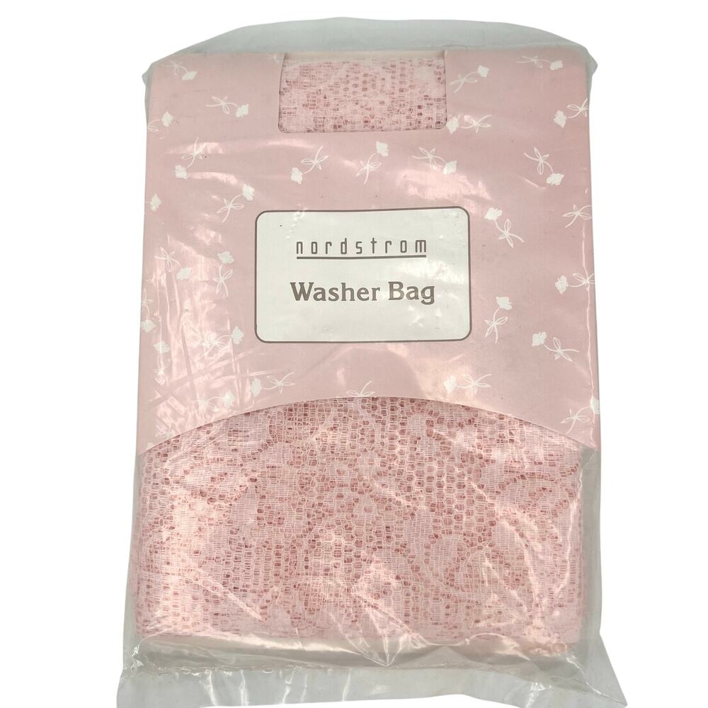 Vintage Nordstrom floral lace washer bag.